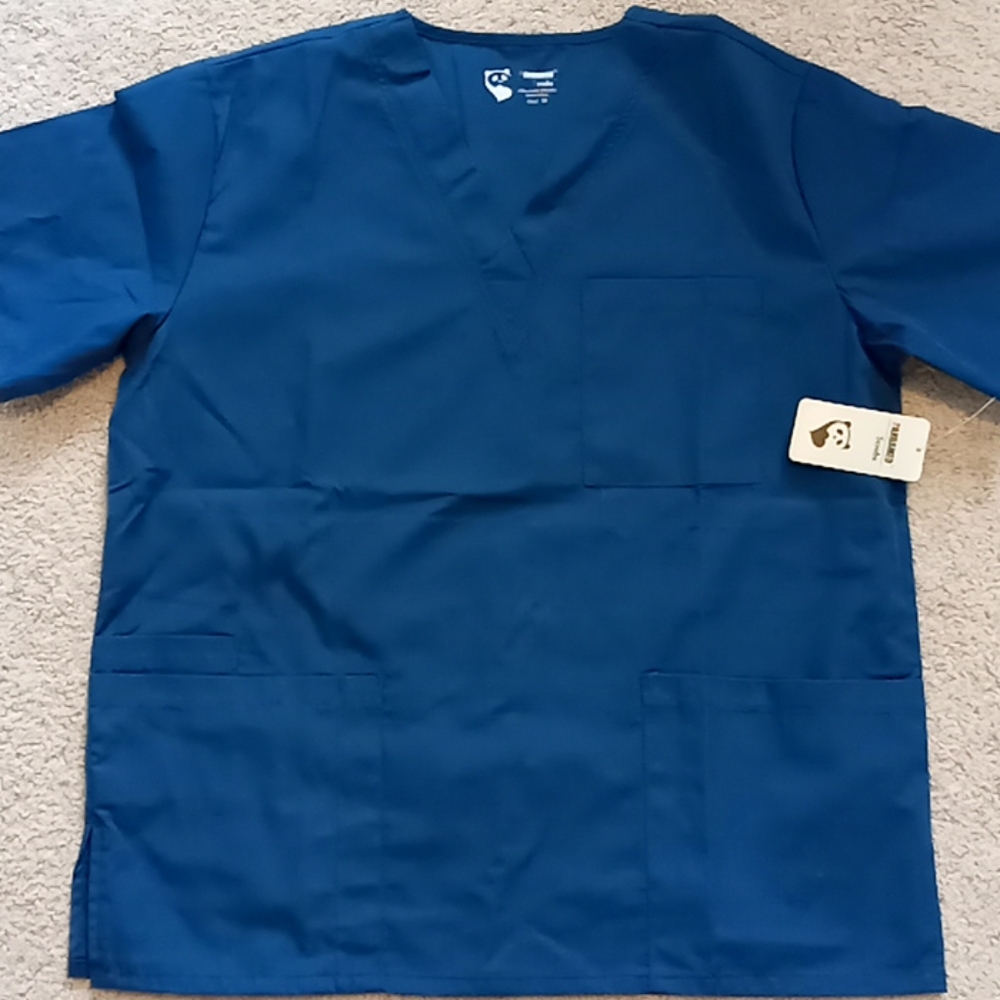 Scrub top teal colour